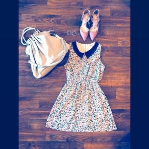 Sleeveless Floral Papaya Dress - LRG
